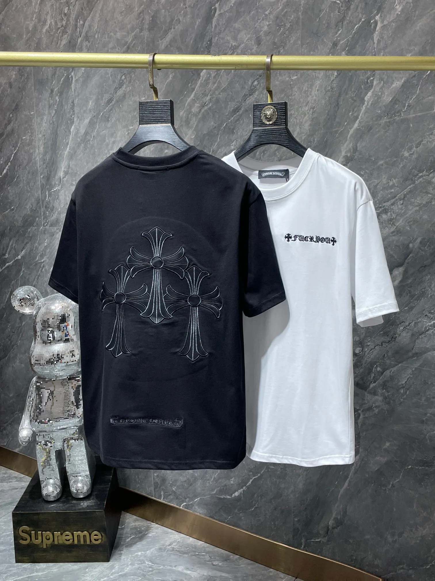 8014# Chrome Hearts 24ss g g ！！ 1 1 ：Black White Sizes：S、M、L、XL